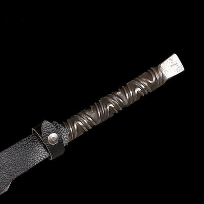 Handmade Chopper Pattern Steel One-piece forging
