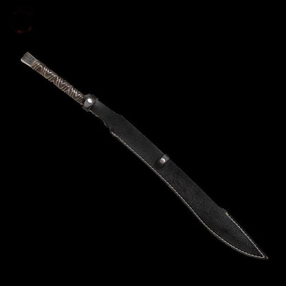 Handmade Chopper Pattern Steel One-piece forging
