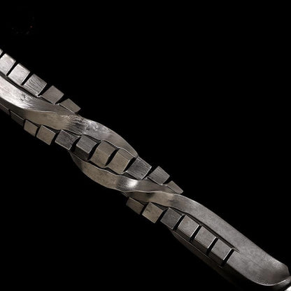 Handmade Dragon Scale Gun Pattern Steel One-piece forging