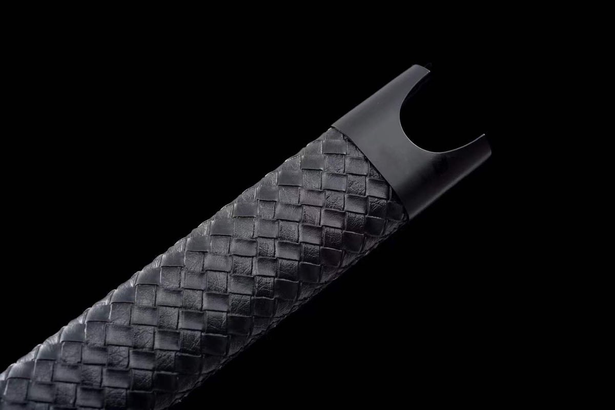 Handmade Dragon Slayer Manganese Steel Chinese Sword With Black Blade