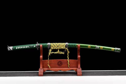 Handmade Japanese Tachi Odachi Ikeda High Performance 9260 Spring Steel Alloy Sakura Fittings