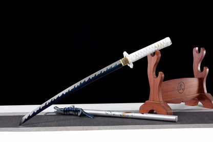 Handmade Japanese Wakizashi 魚 Short Sword Manganese Steel