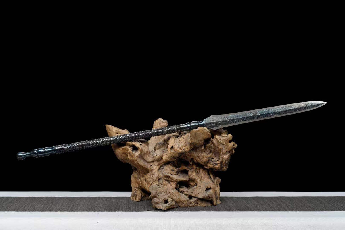 Handmade Overlord Gun Turn Pattern Steel One-piece forging