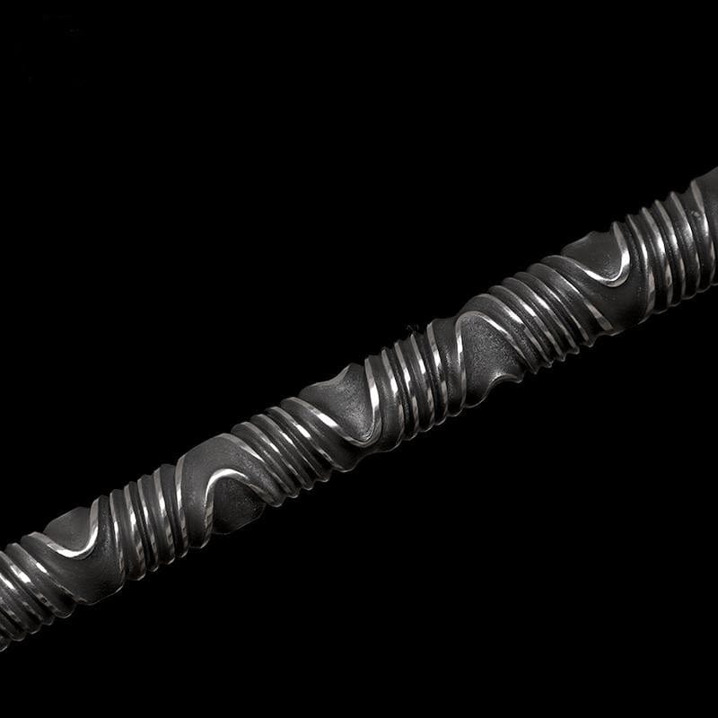 Handmade 三棱 Pattern Steel One-piece forging