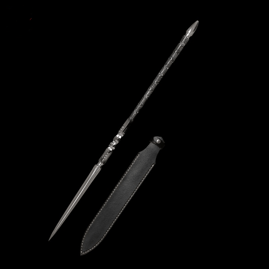 Handmade 三棱 Pattern Steel One-piece forging