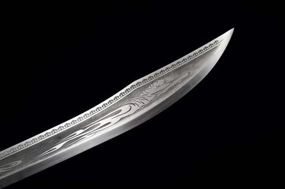 Handmade subdue tiger Manganese Steel Chinese Sword