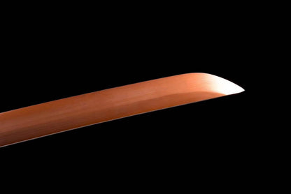 Handmade Undead Cut Katana Sword, Sekiro: Shadows Die Twice Japanese Samurai Sword, Red Manganese Steel Blades, Full Tang