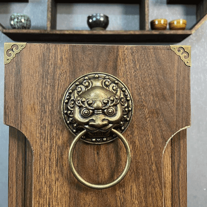 Wooden self-ejecting sword Box